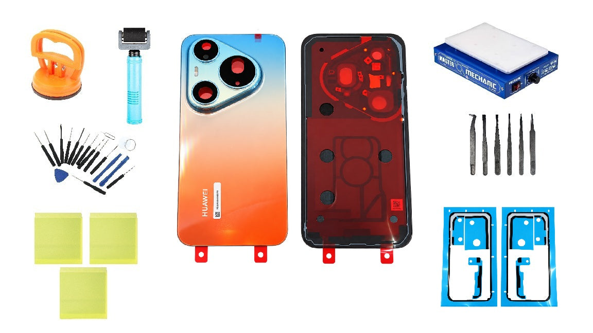 Huawei Pura 90s Pro Max Orange Ocean Service Pack-batterijklepkit met speciaal servicegereedschap