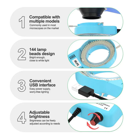 Relife RL-033M Lamp voor Microscoop, Blauw