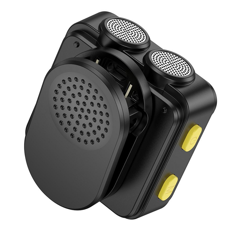 Lavaliermicrofoon HOCO L17, USB-C / Lightning, Set van 2 Stuks, Zwart