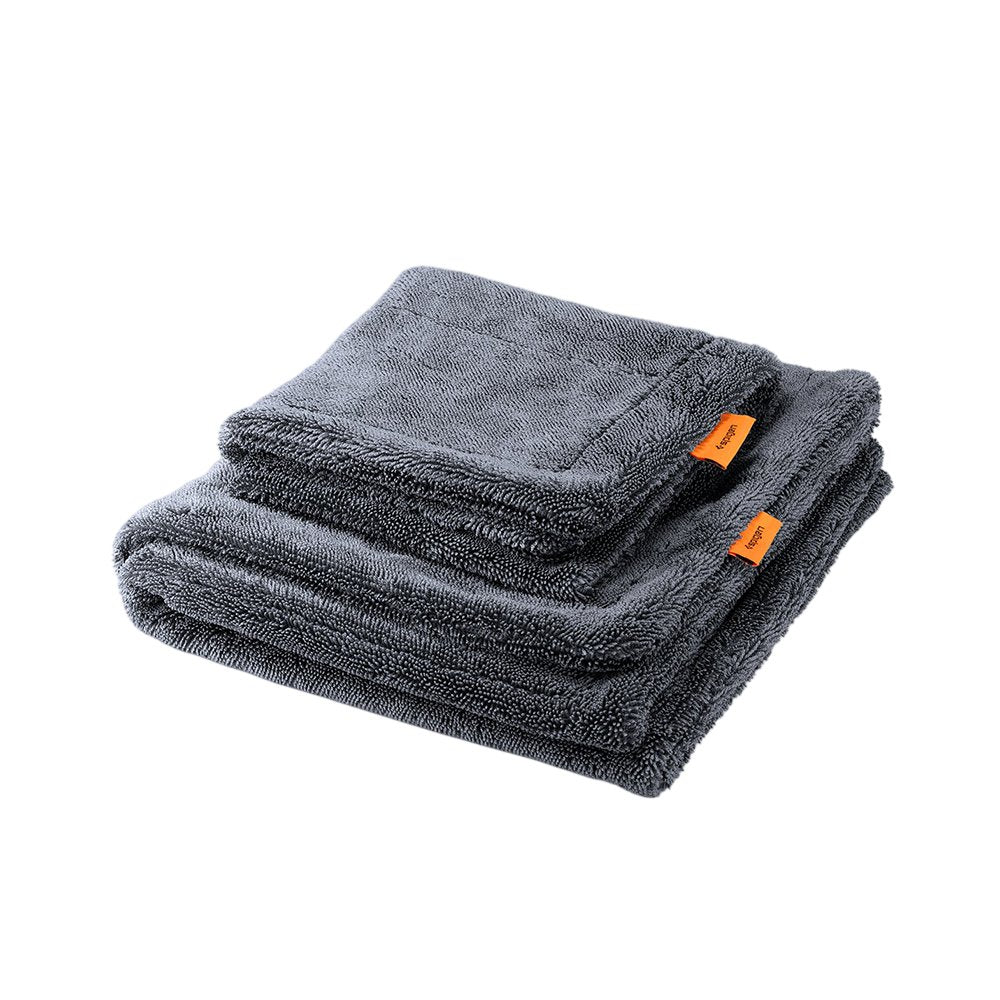 Auto doek Spigen CC100 (S1 + L1), 60cm x 90 cm / 40cm x 40cm, 2in1 ACP11389