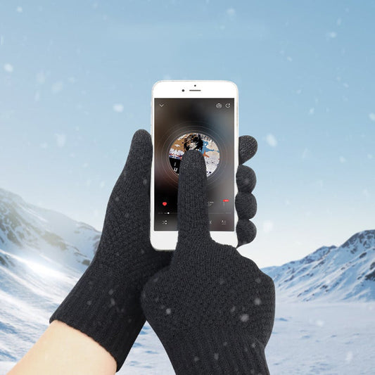 Touchscreen Winterhandschoenen Heren Techsuit ST0013, Maat 22cm, Grijs
