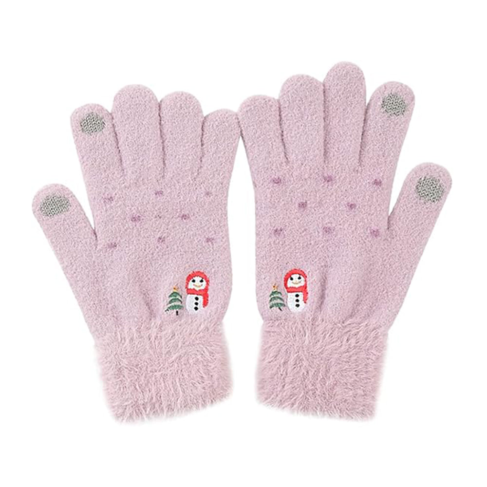 Dames Winter Touchscreen Handschoenen Techsuit ST0011, Maat 17cm, Paars