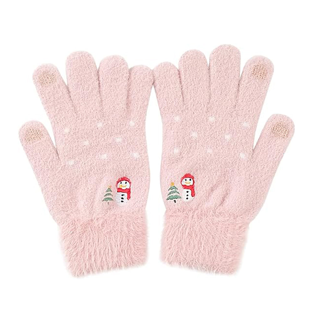Dames Winter Touchscreen Handschoenen Techsuit ST0011, Maat 17cm, Roze