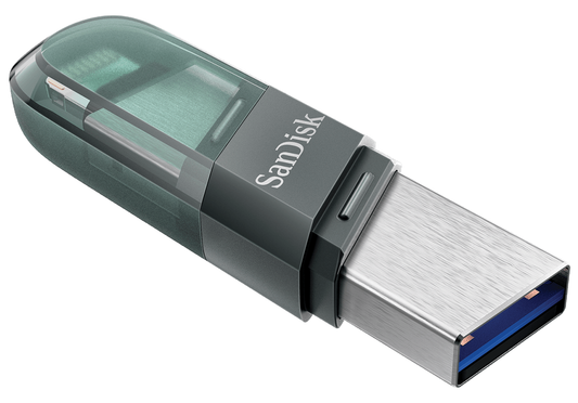 Externe USB-A 3.1 / Lightning SanDisk iXpand Flip-geheugen, 256Gb SDIX90N-256G-GN6NE