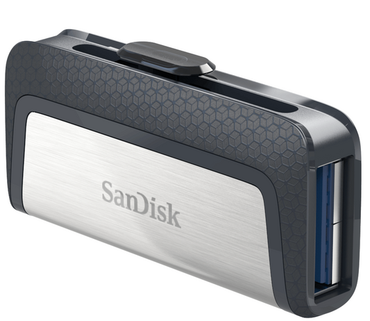 Externe geheugen USB-A 3.1 / USB-C SanDisk Ultra Dual, 128Gb SDDDC2-128G-G46
