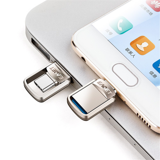 Externe Geheugen USB-A 3.1 / USB-C Eaget CU20, 64Gb