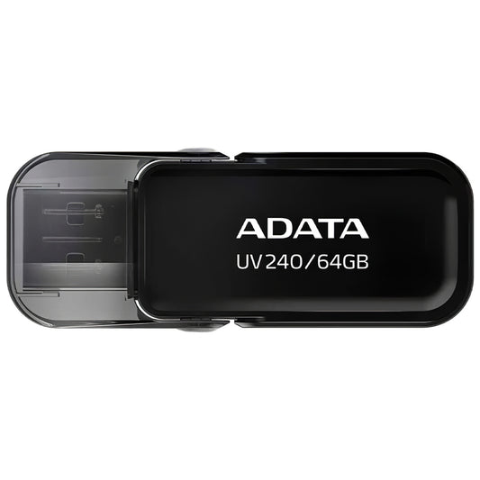 Extern USB-A-geheugen Adata UV240, 64Gb AUV240-64G-RBK AUV240-64G-RBK