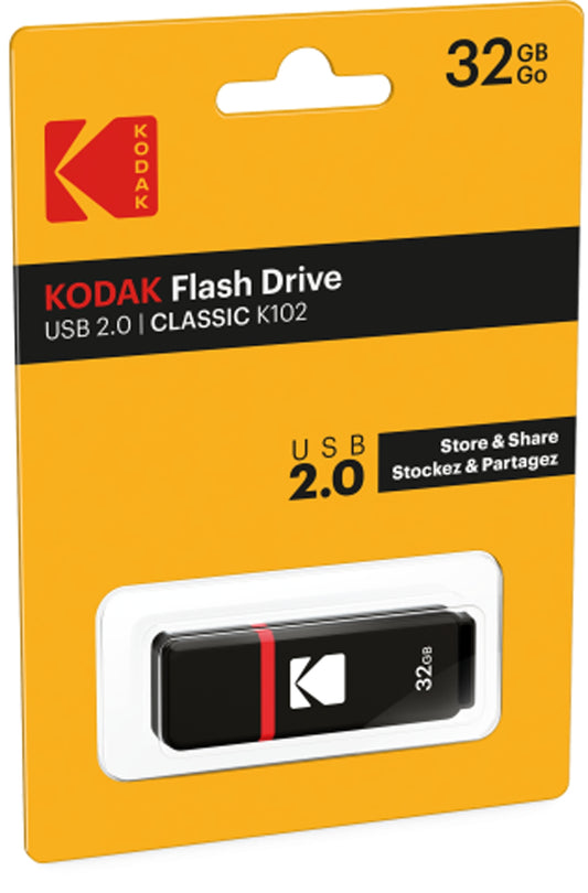Externe USB-A Geheugen Kodak K102, 32Gb EKMMD32GK102