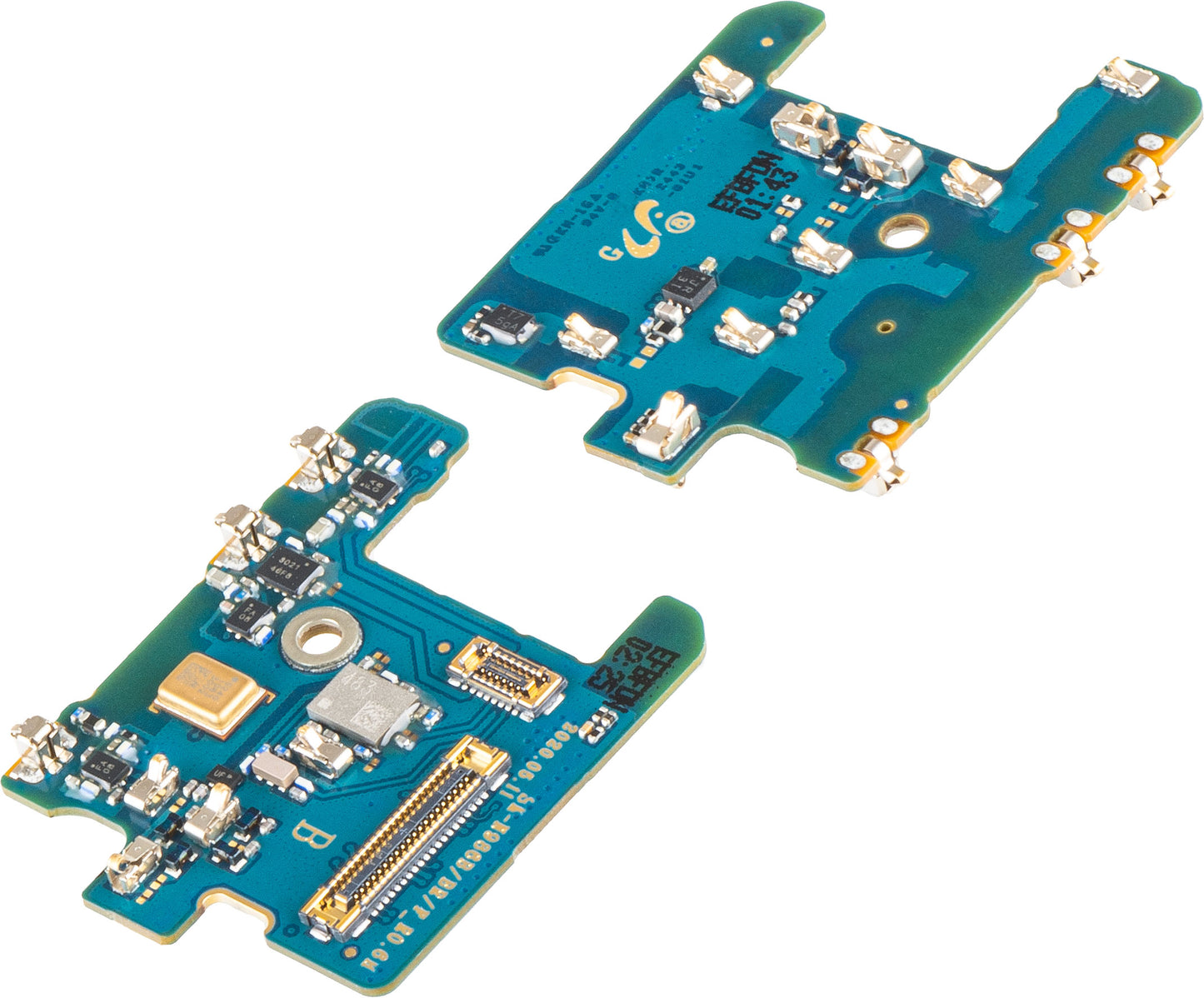 Microfoon Samsung Galaxy Note 20 Ultra 5G N986 / Note 20 Ultra N985, Met plaat, Service Pack GH96-13570A