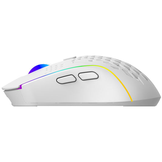Draadloze Gaming Muis Proove Buzz, RGB, 800DPI - 4800DPI, Wit WMBU00022402
