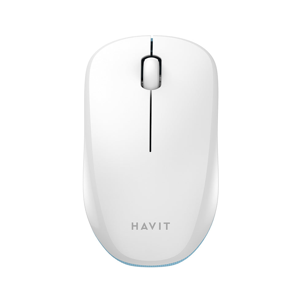Draadloze Muis HAVIT MS66GT, 1200DPI, Wit Blauw
