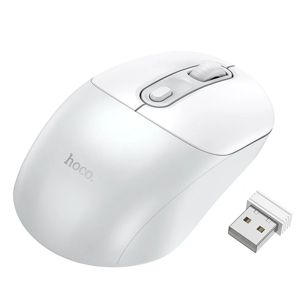 Draadloze Muis HOCO GM28, 1600DPI, Wit
