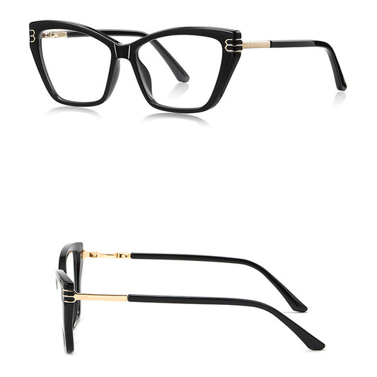 Dames Computerbril Techsuit 2262, Anti-Blauwlicht, Zwart