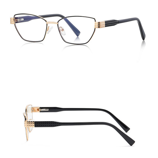 Dames Computerbril Techsuit 3162, Anti-Blauwlicht, Zwart