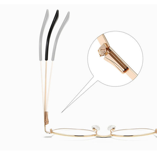 Dames Computerbril Techsuit 3175, Anti-Blauw Licht, Goud Lichtgrijs