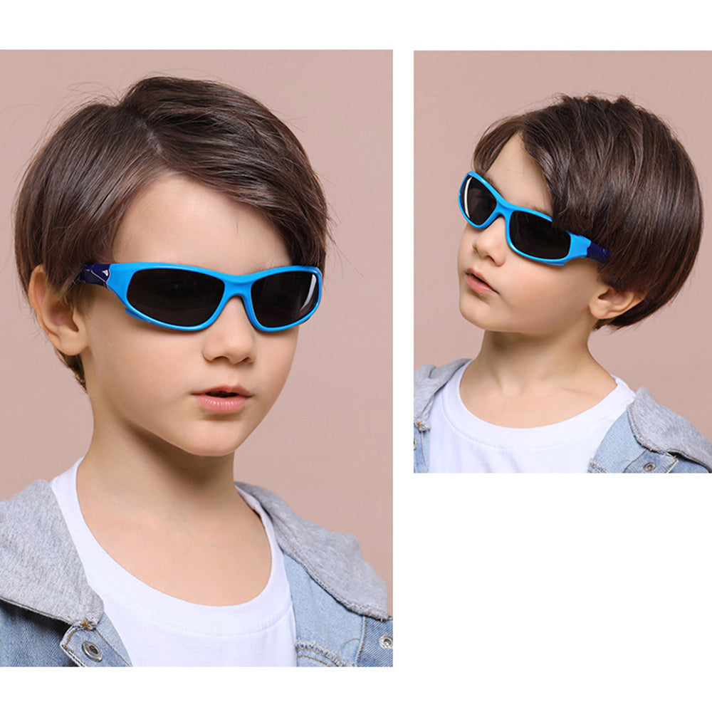Sportzonnebril Kinderen Techsuit 816-C3, Gepolariseerd, Roze Groen