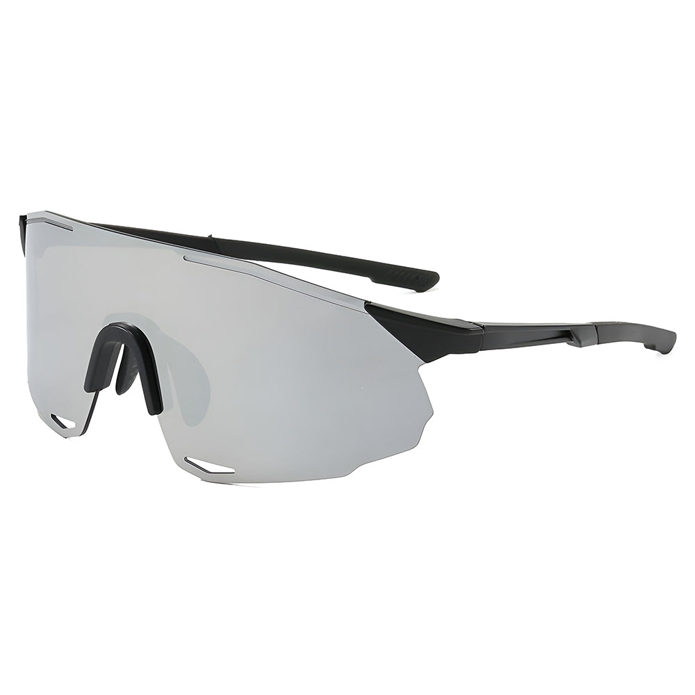Unisex Fietsbril Techsuit 8853, Zwart Zilver