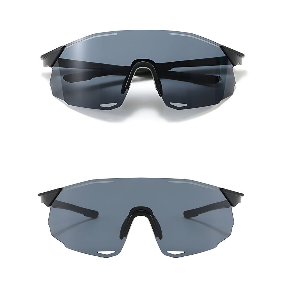 Unisex Fietsbril Techsuit 8853, Zwart Zilver