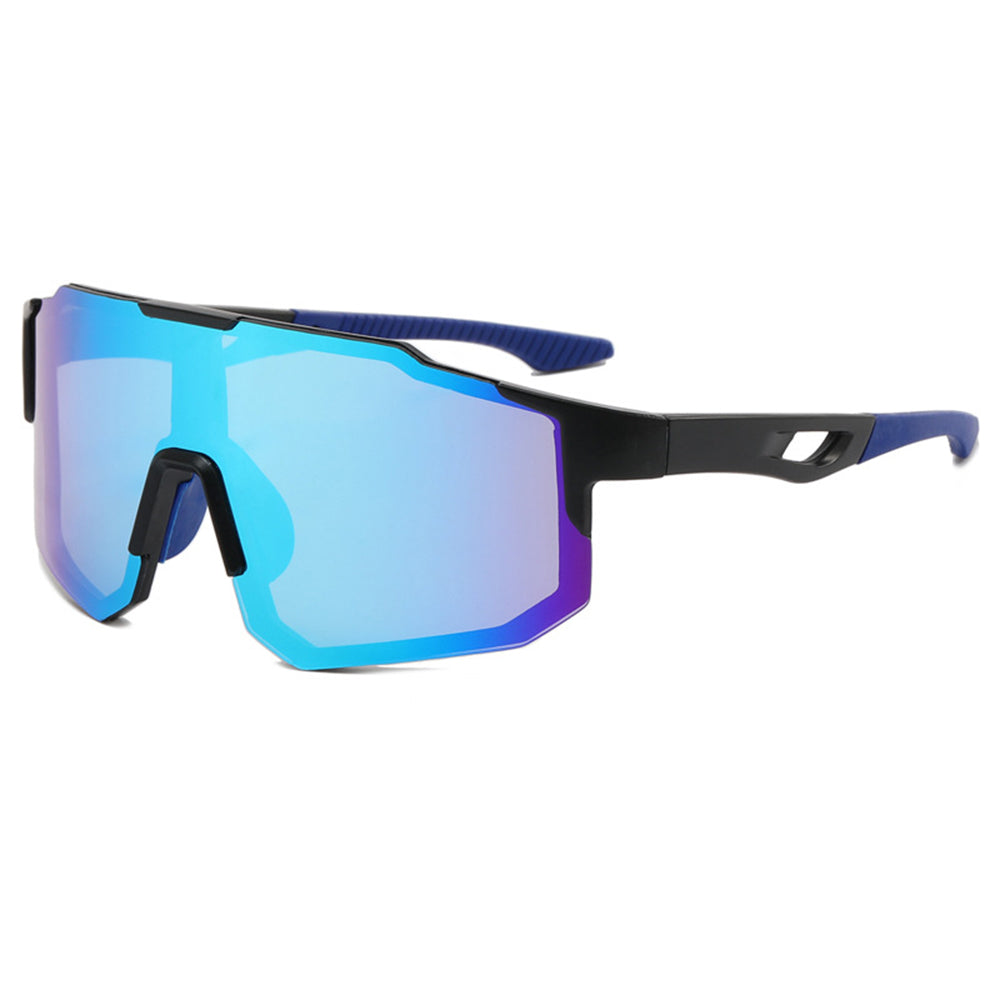 Unisex Fietsbril Techsuit 9337, UV-bescherming, Zwart Blauw