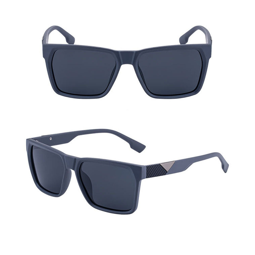 Herenzonnebril Techsuit 8500, Gepolariseerd, UV-bescherming, Zwart Grijs