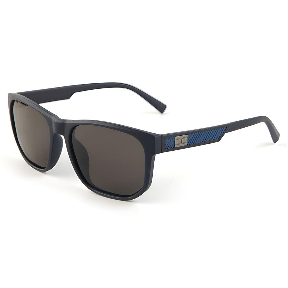 Herenzonnebril Techsuit 8502, Gepolariseerd, UV-bescherming, Mat Blauw Grijs