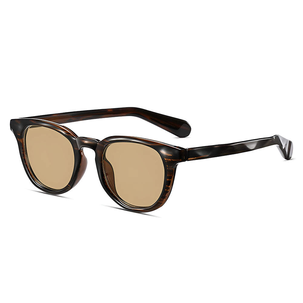Herenzonnebril Techsuit 8663, Gepolariseerd, UV-bescherming, Bruin