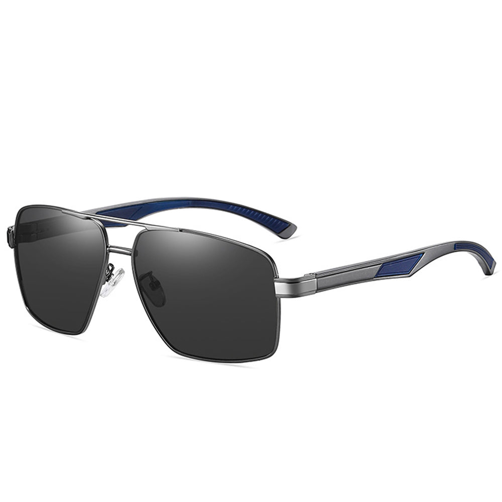 Herenzonnebril Techsuit LM001, Gepolariseerd, UV-bescherming, Grijs