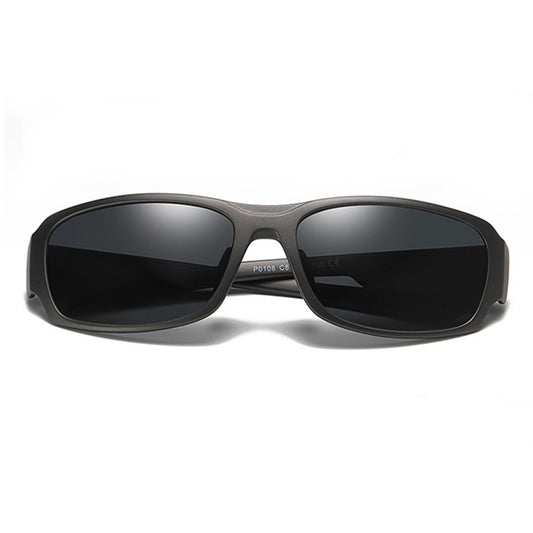 Herenzonnebril Techsuit MM108, Gepolariseerd, UV-bescherming, Grijs