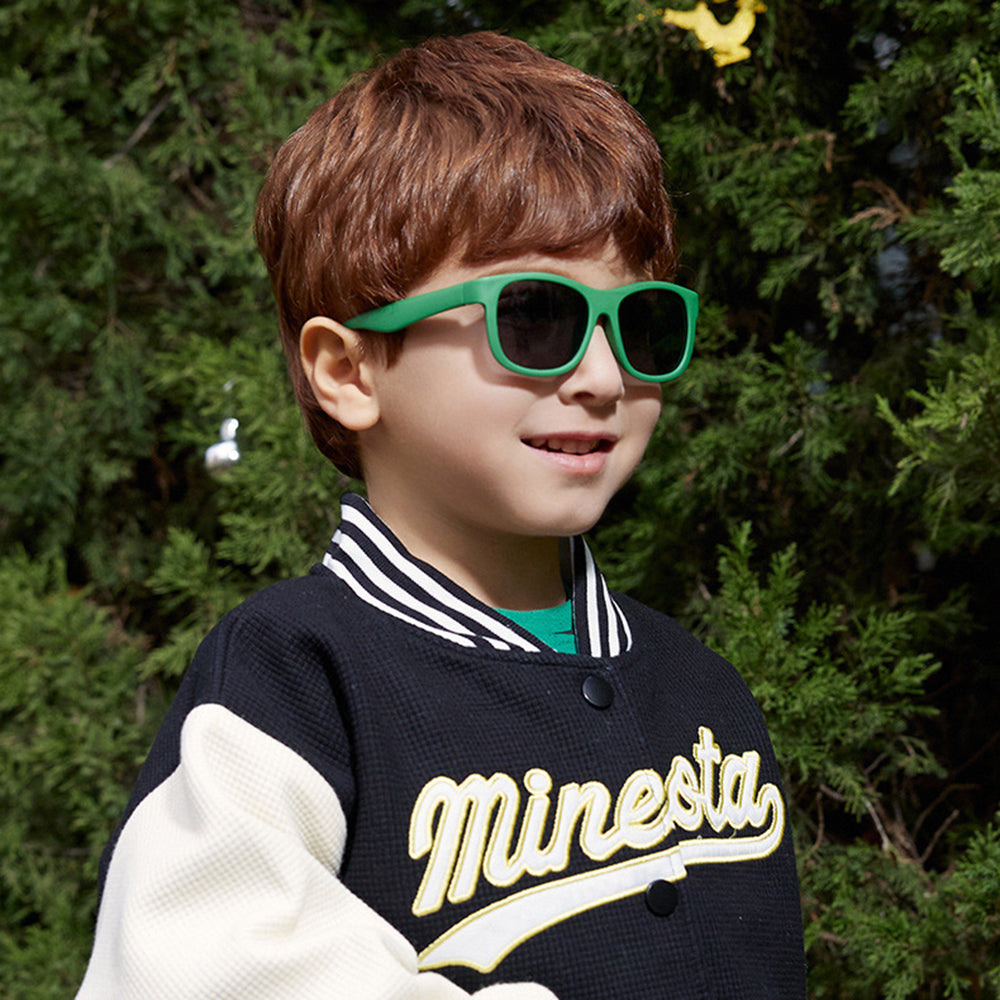 Techsuit Baby Zonnebril 8306-C14, Gepolariseerd, Zwart Rood