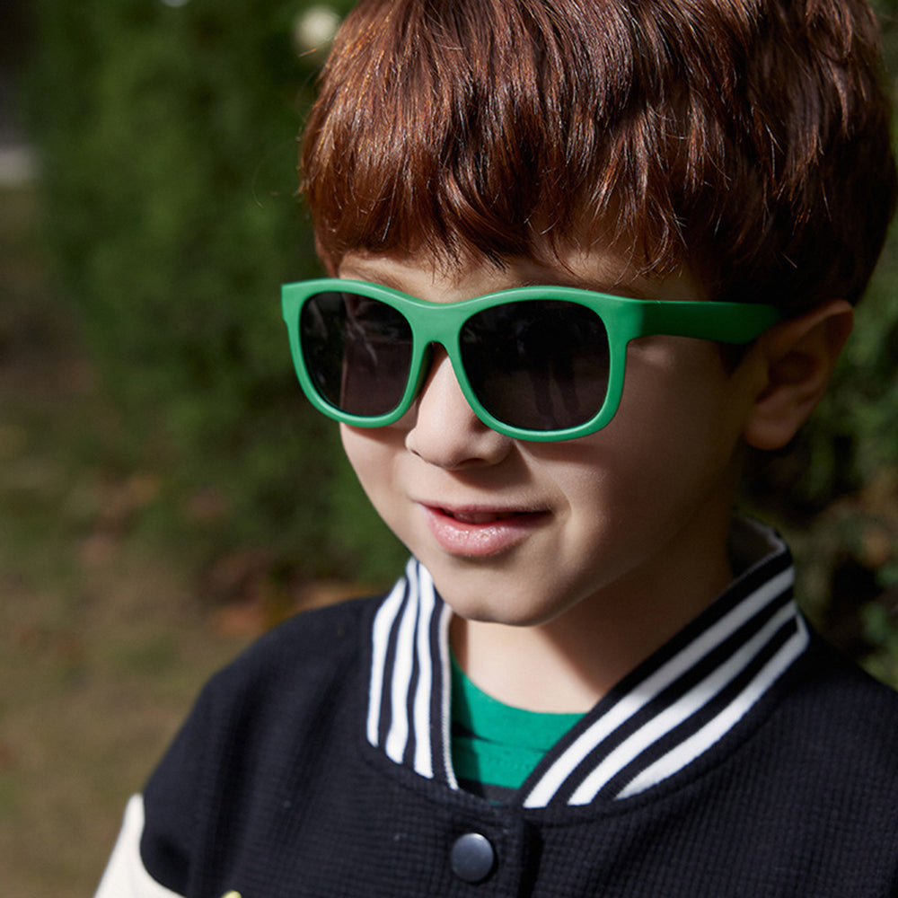 Techsuit Baby Zonnebril 8306-C14, Gepolariseerd, Zwart Rood