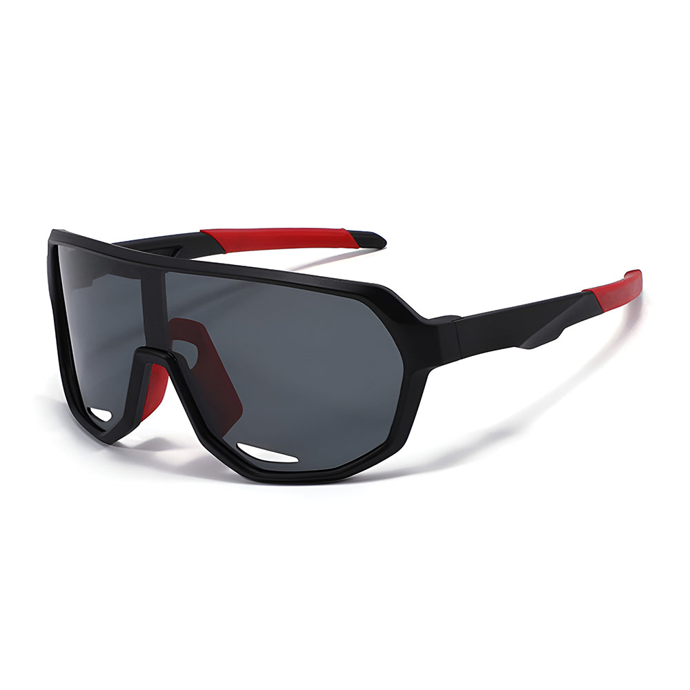Techsuit 22312 Kids' Sunglasses, Polarized, UV Protection, Black Red