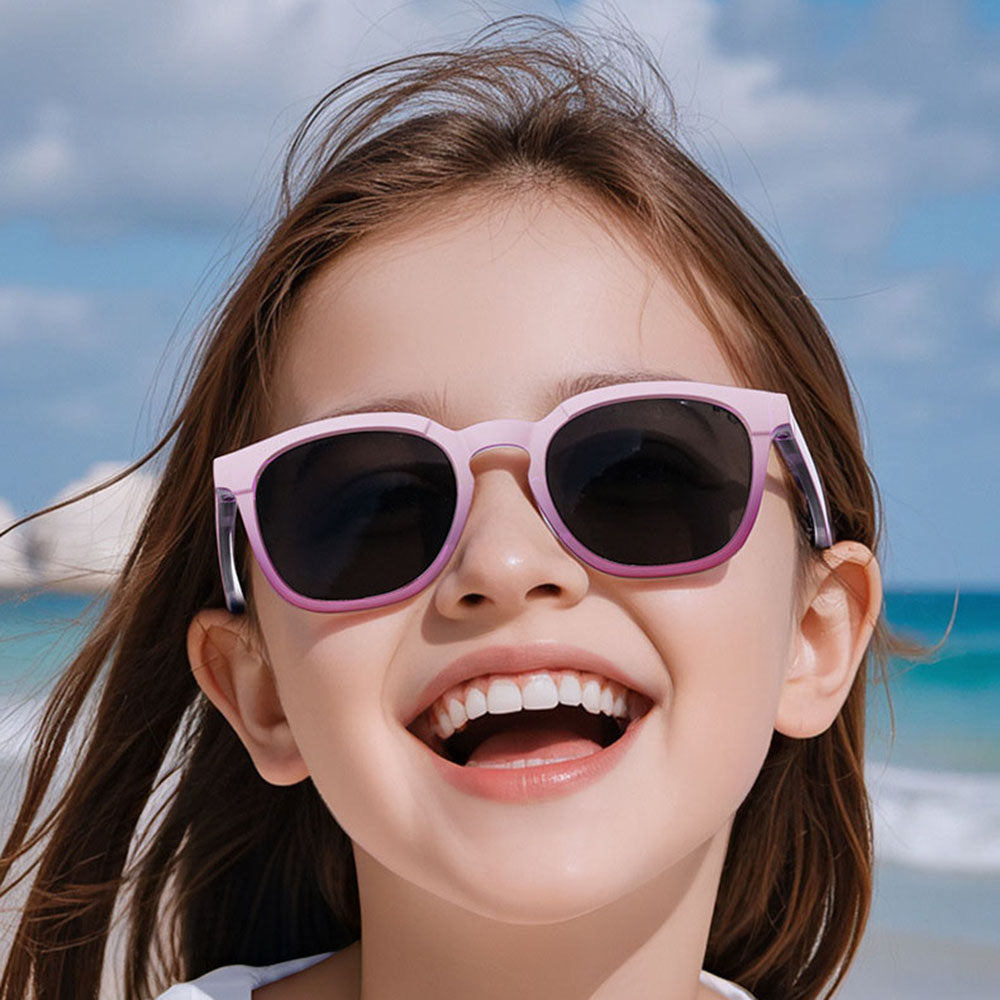 Techsuit 691 Kinderzonnebril, Gepolariseerd, UV-bescherming, Roze
