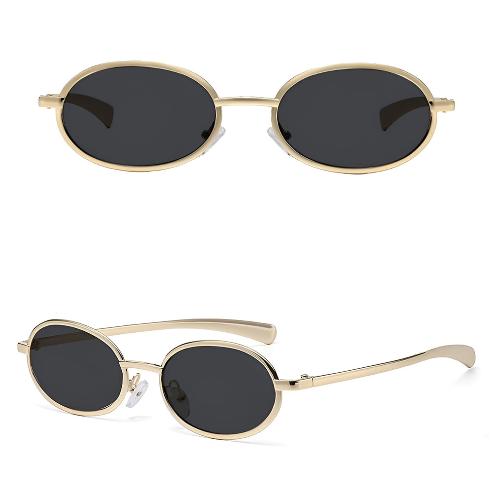 Dames Zonnebril Techsuit 3220, Goud Zwart
