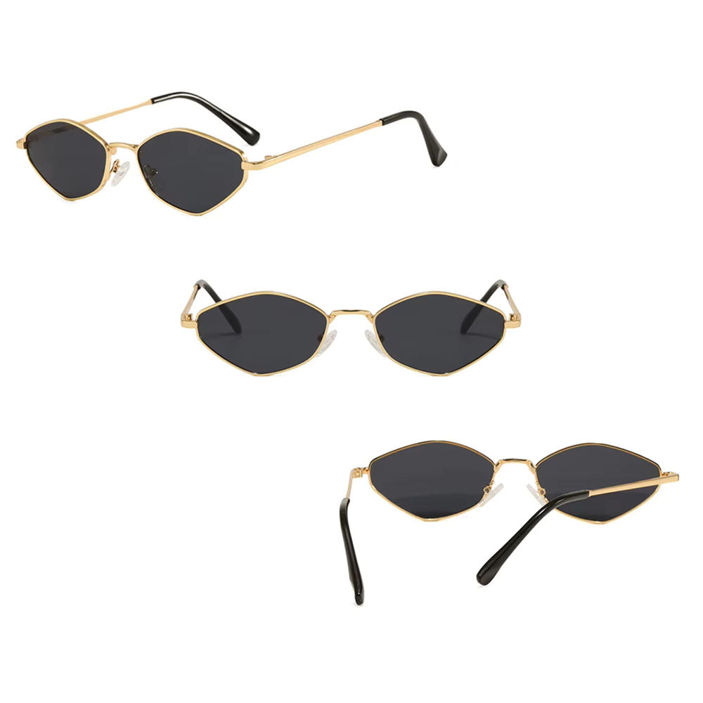 Dames Zonnebril Techsuit 6206, Goud Zwart