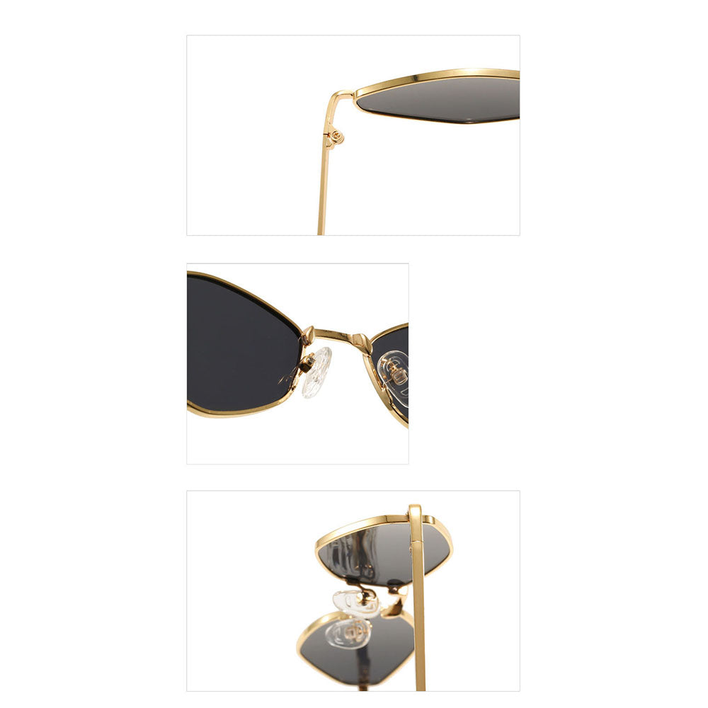 Dames Zonnebril Techsuit 6206, Goud Zwart