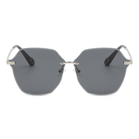 Dames Zonnebril Techsuit 8195, Zwart Zilver