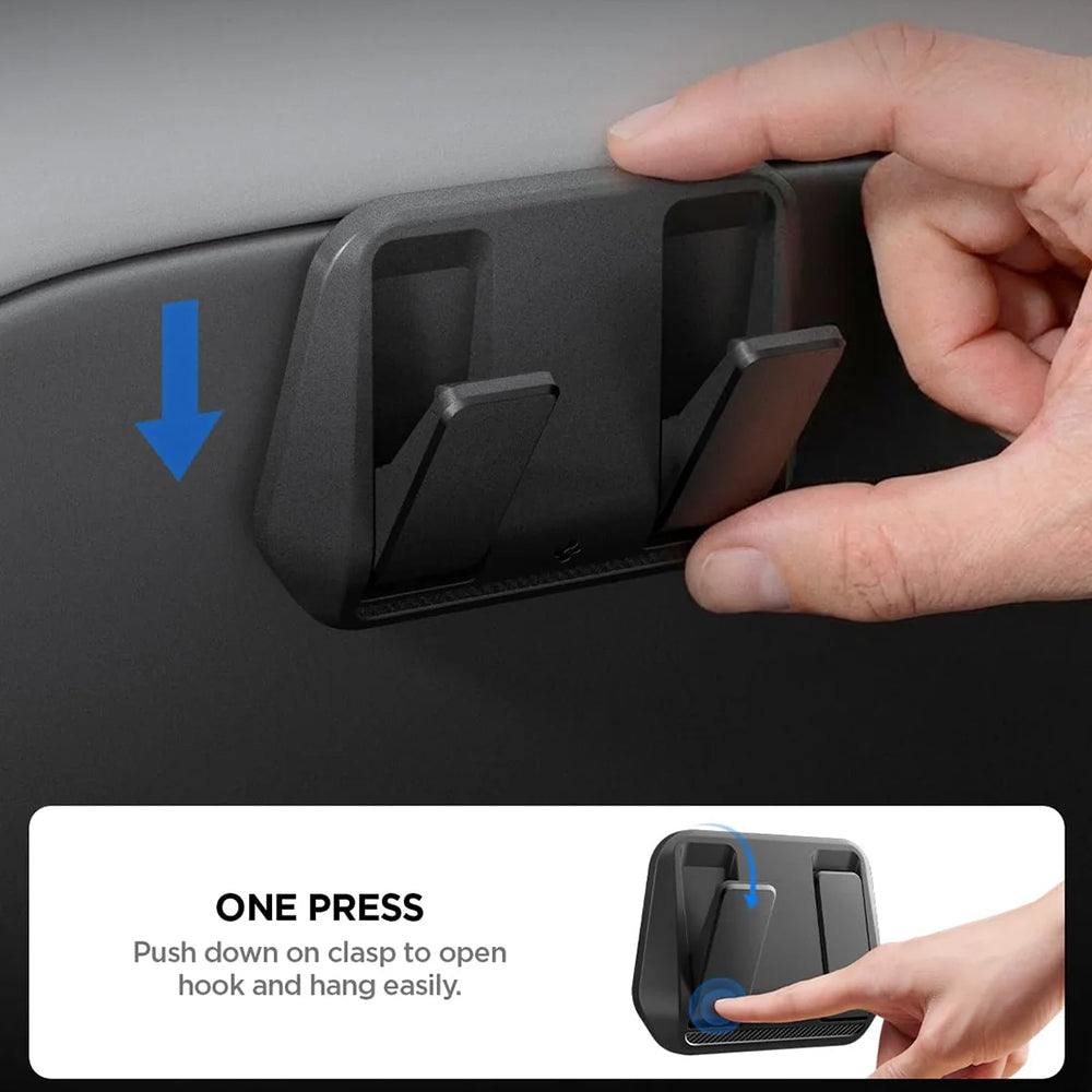 Spigen Car Organizer with rear seat mounting for Tesla Y / 3, Set of 2 pieces ACP11563