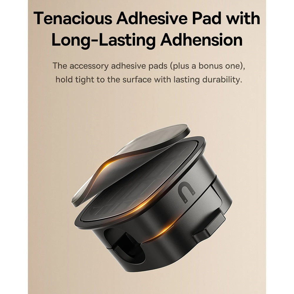 Baseus Lite Magnetische Kabelorganizer, Set van 3 Stuks, Zwart B01331106111-00