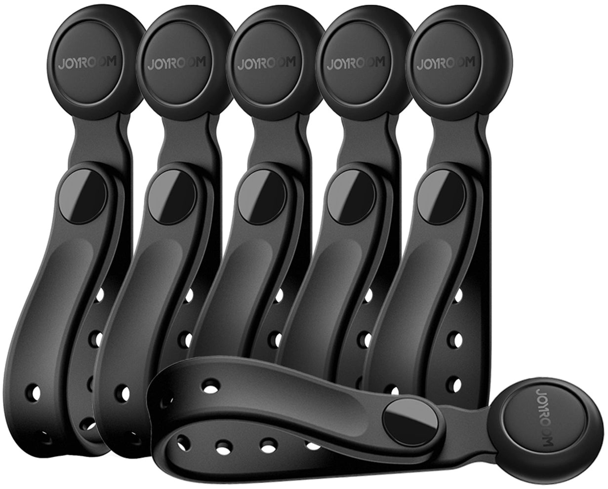 Kabelorganizer Joyroom JR-ZS422, Magnetisch, Set van 6 Stuks, Zwart