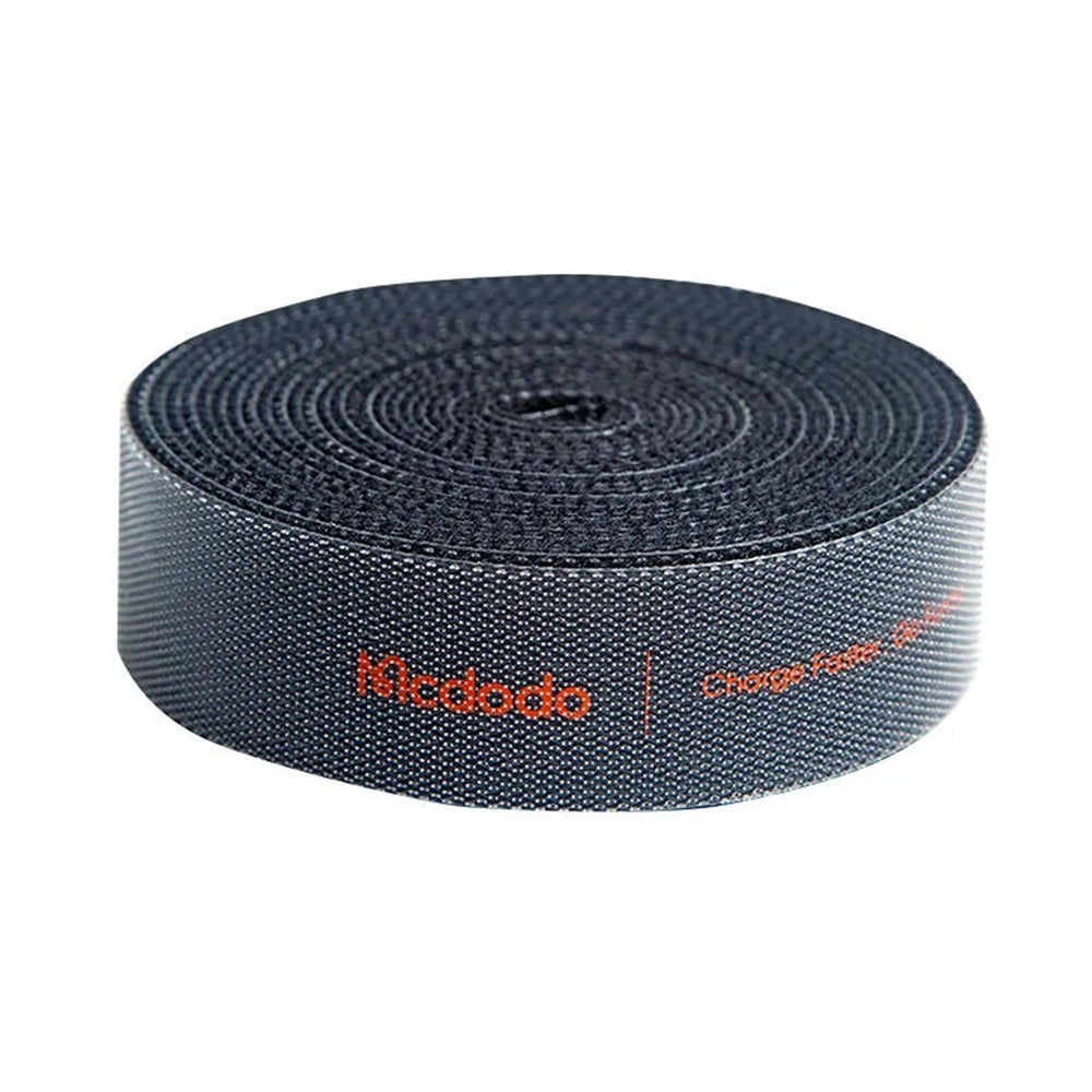 Kabelorganizer McDodo VS-0961 Belt, Velcro, 3m, Zwart
