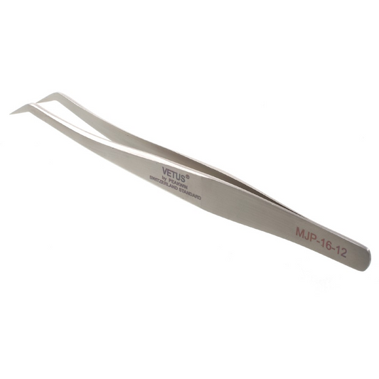 Gebogen pincet Vetus MJP-16-12