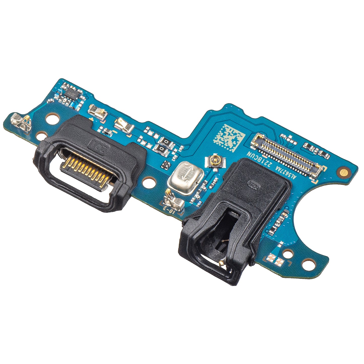 Laadconnector - Audio - Microfoonkaart Samsung Galaxy A03s A037, Europese Versie, Service Pack GH81-21245A