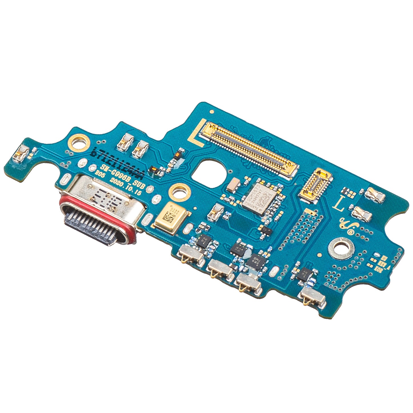 Laadconnector - Microfoon - SIM-lezer Module Samsung Galaxy S21+ 5G G996, Service Pack GH96-13993A