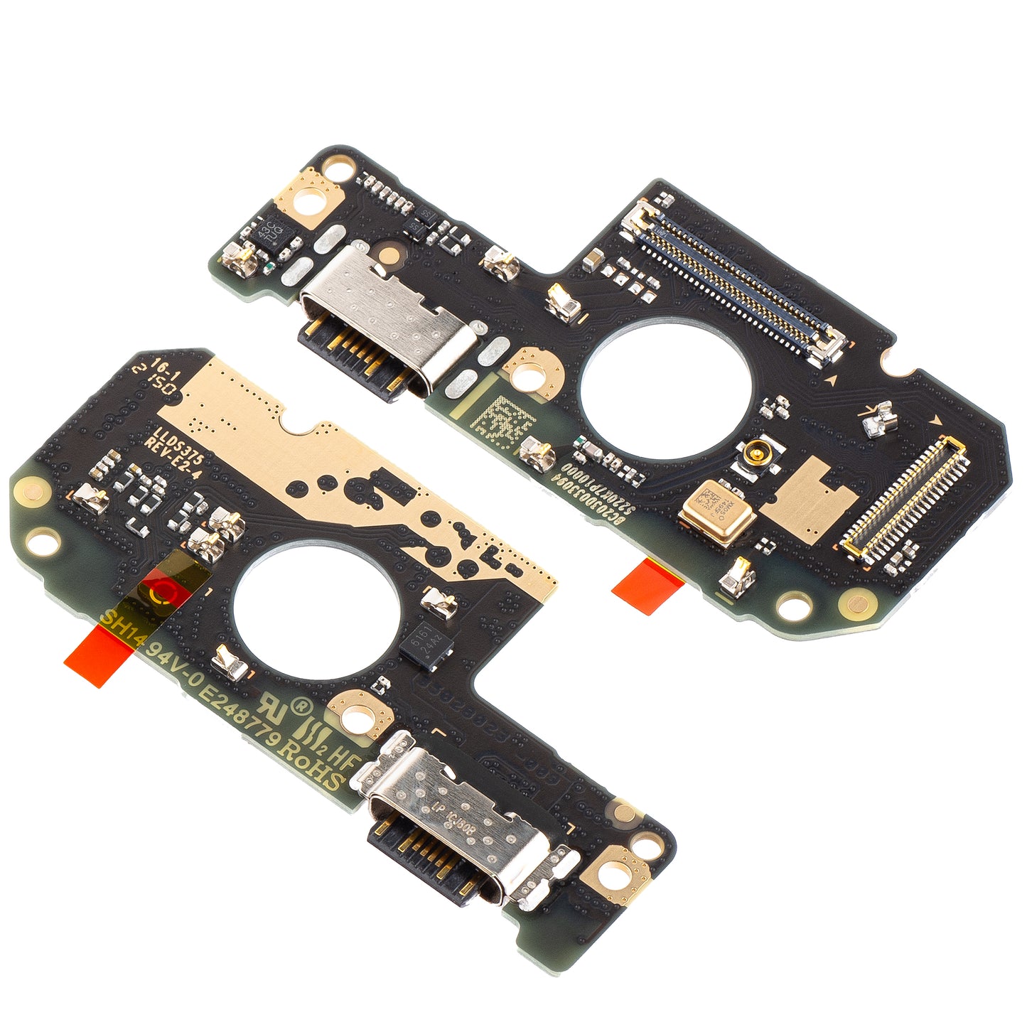 Plaat met oplaadconnector - Xiaomi Poco M4 Pro Microfoon, Service Pack 5600020K7P00