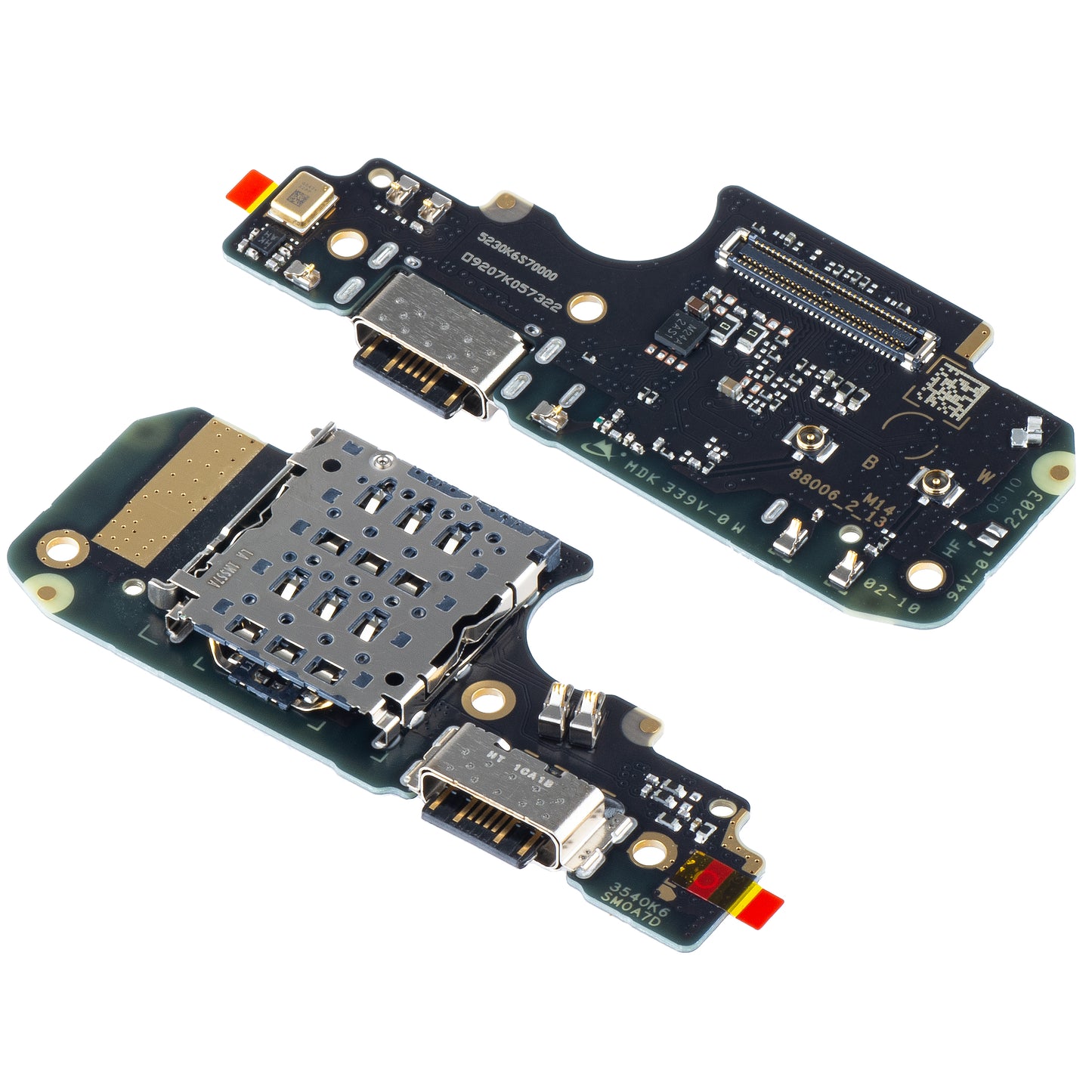 Laadconnector - Microfoon - SIM-lezer Module Xiaomi Poco X4 Pro 5G / Redmi Note 11 Pro 5G, Service Pack 5600020K6S00