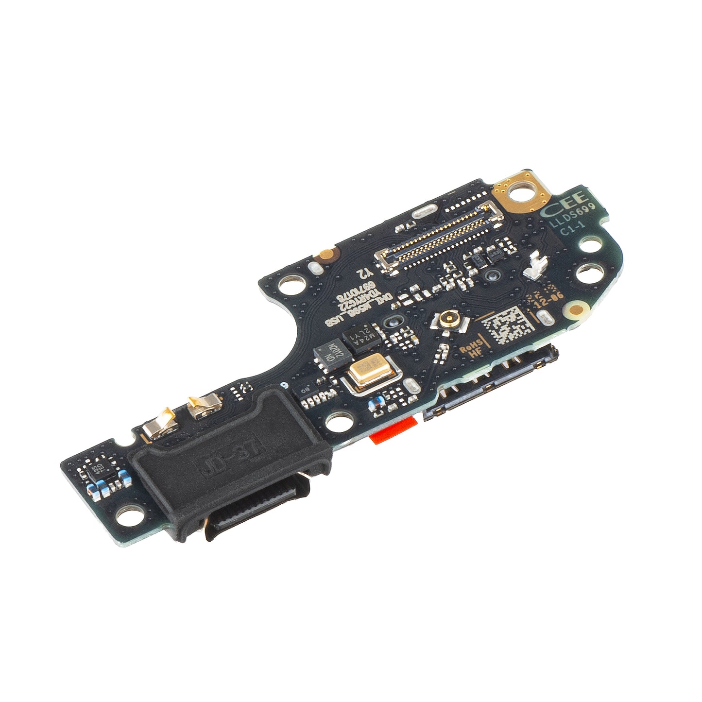 Laadconnectorplaat - Microfoon - SIM-lezer module Huawei nova Y90, Service Pack 02355BPM