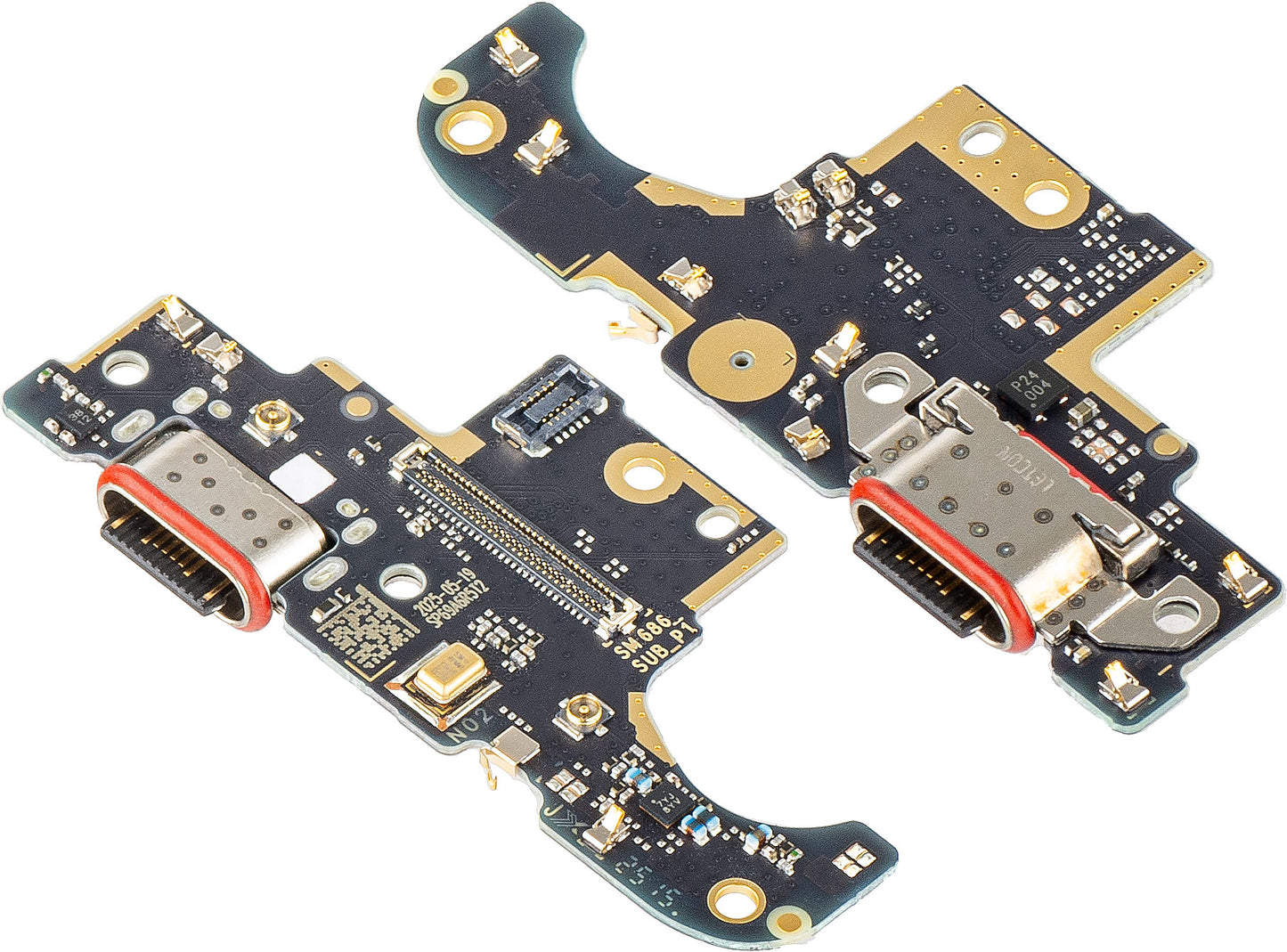 Laadconnectorplaat - Microfoon Motorola Moto G86, Service Pack 5B28C30464