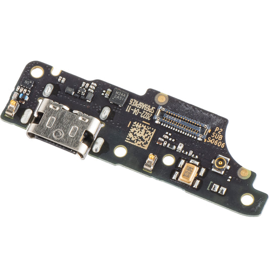 Plaat met oplaadconnector - Microfoon Motorola Moto E32, Service Pack 5P68C20691