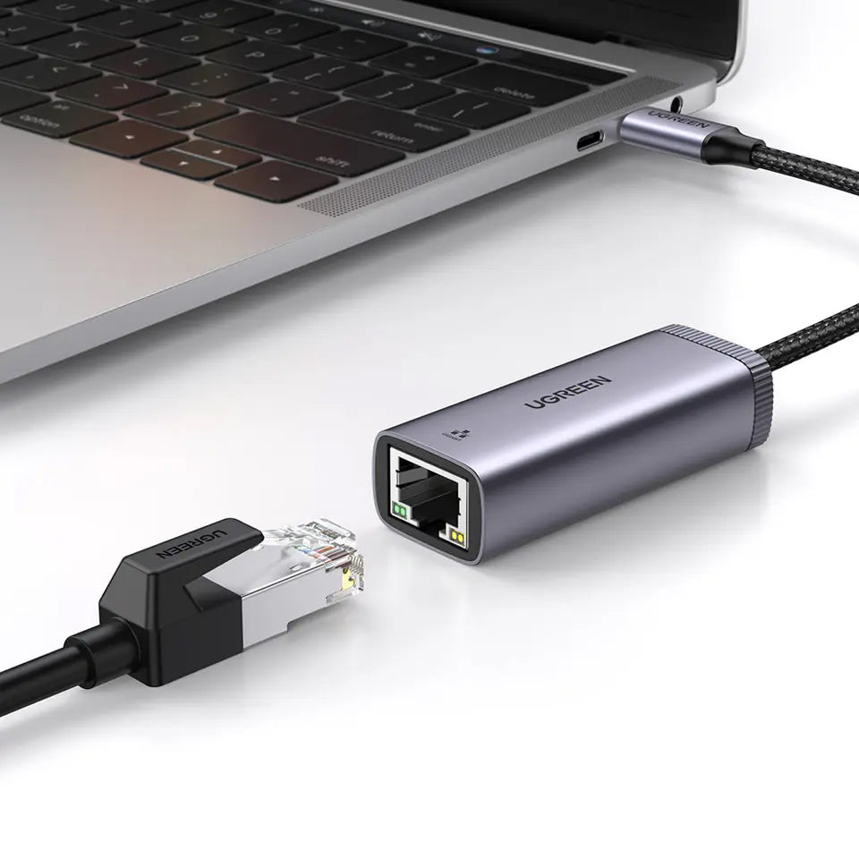 UGREEN CM483 Netwerkkaart, RJ45, USB-C, Gri