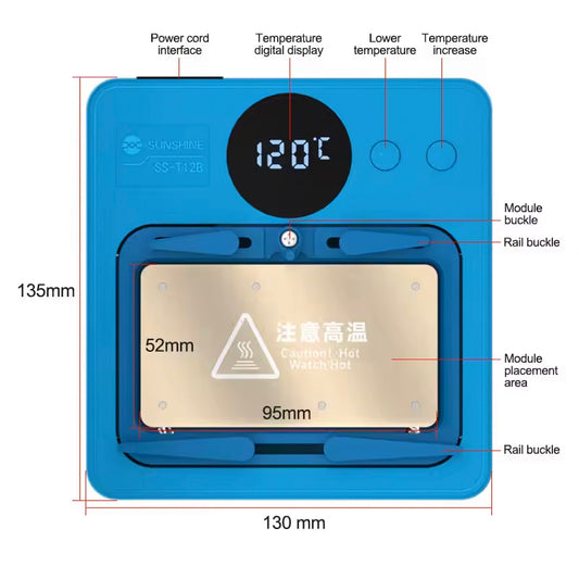 PCB Plaat Sunshine SS-T12B voor Apple iPhone / Android Series